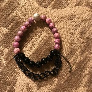 Stretch bracelet similar to the lace project